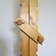 floor lamp with solid beech system, 90s design