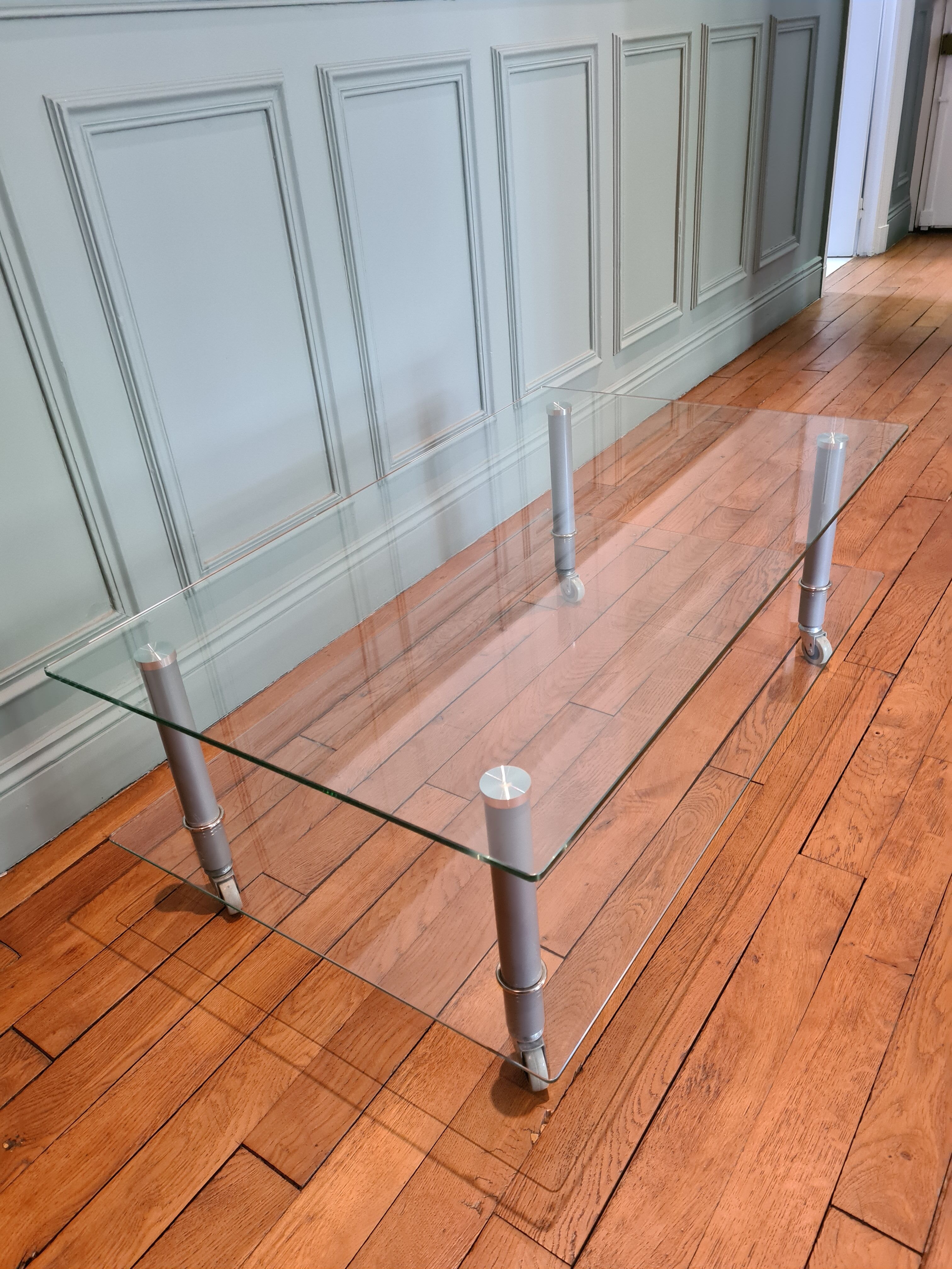 Coffee table with glass tops