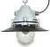 Aluminium and enameled bomb proof pendant lamp 70s