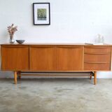 Scandinavian teak sideboard 198 cm