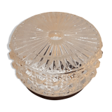 Molded glass ceiling light