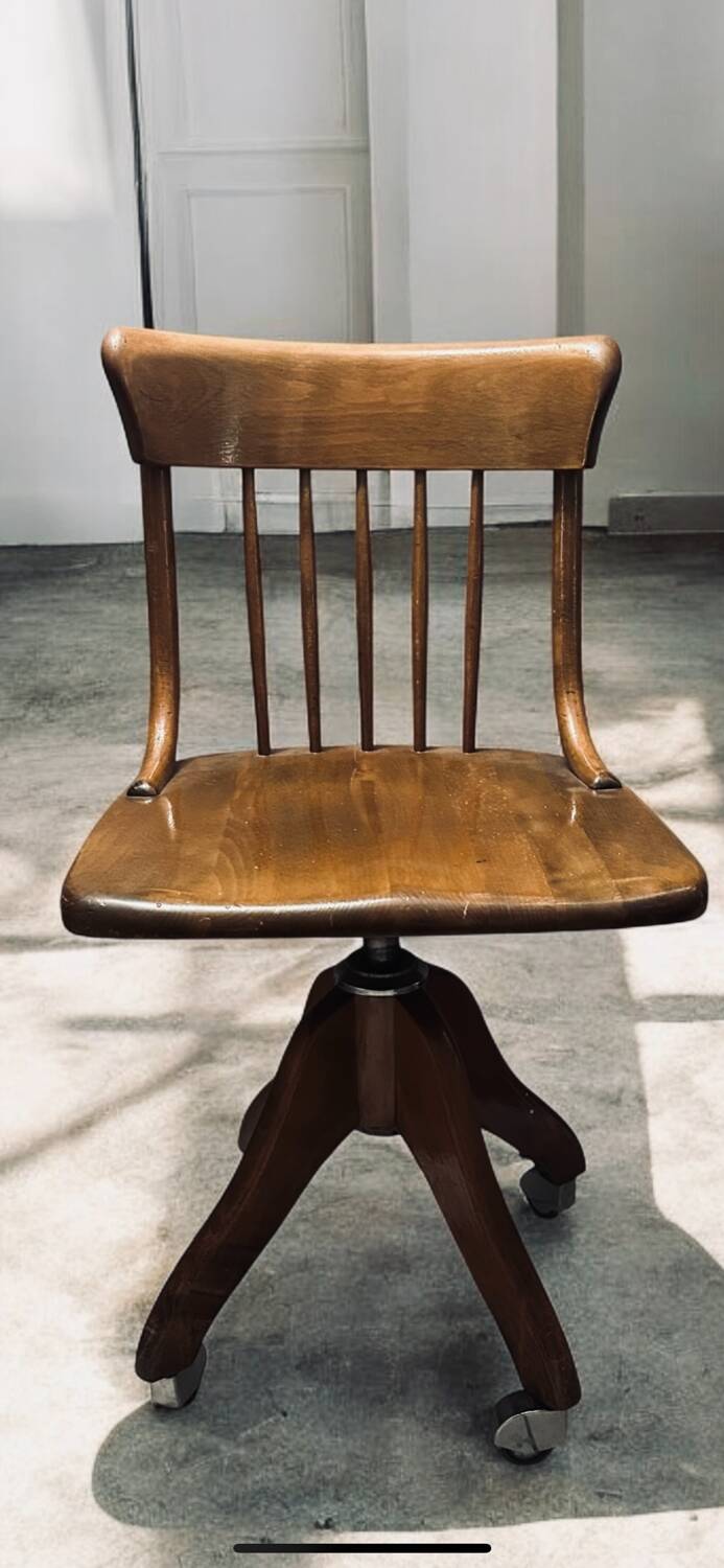American office chair by Baumann Jeanneret 40's