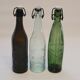 Set of 3 old bottles lemonade / water / beer / soda