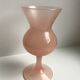 Vase in pink opaline 50s