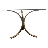Table from the 40s with chrome base 20th century