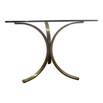 Table from the 40s with chrome base 20th century