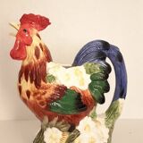 Vintage slip rooster pitcher