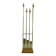 Mid-Century Brass and Wood Coat Rack. Italy 1970s