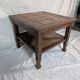 small coffee table wood and bamboo