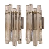 2 designer wall lights Trilobo, Venini, Murano