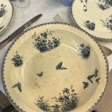 Old hollow dish made in france digoin Sarreguemines