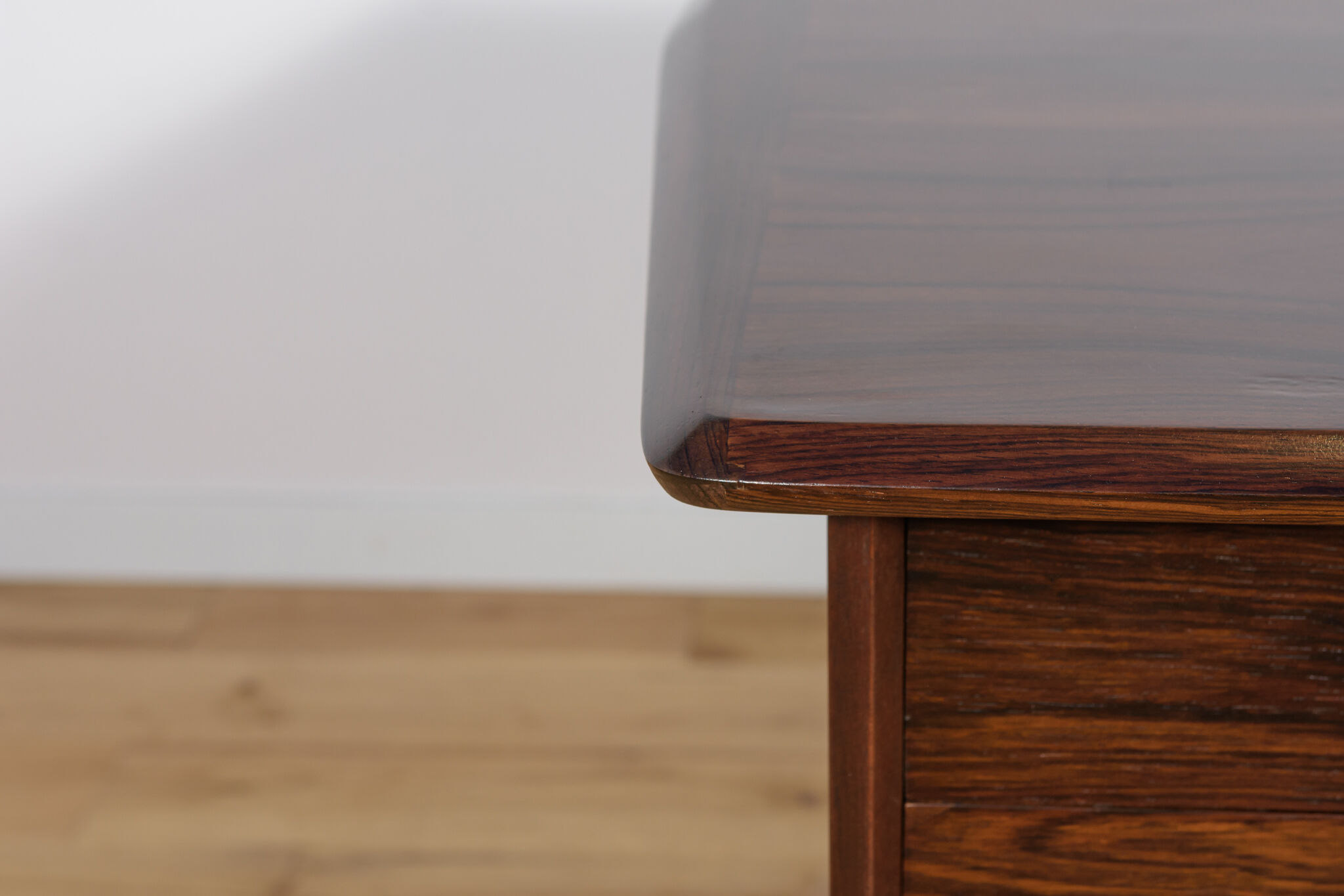 Mid-Century Freestanding Rosewood Desk, 1960s