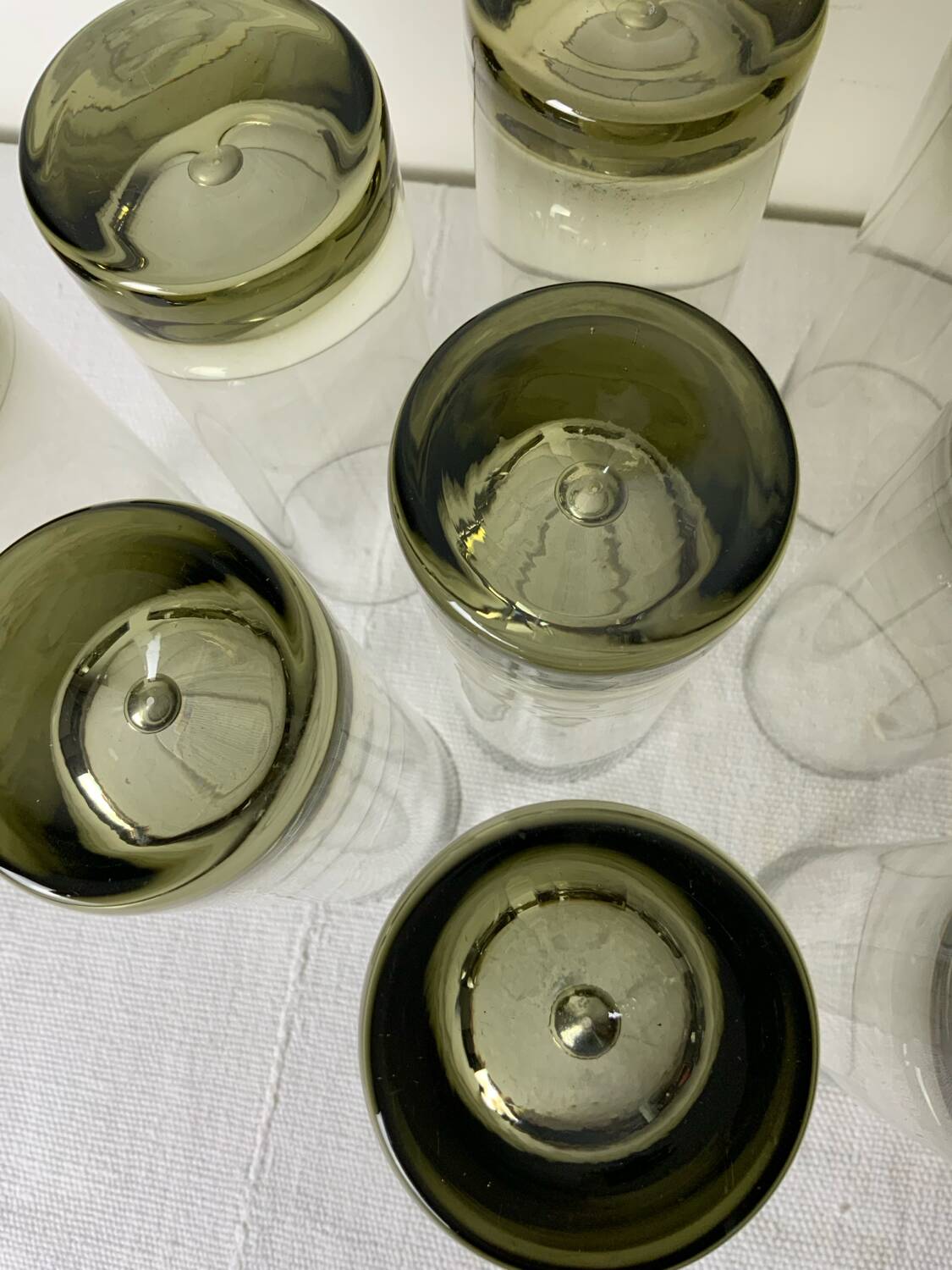 Long Drink Smoked Glasses