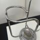 Art Deco Chrome Umbrella Stand in Tubular Steel and Chrome-Plated, Belgium, 1930