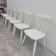 Série de 6 chaises de bistrot vintage