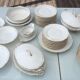 Porcelain plates for 12 people 48 pieces