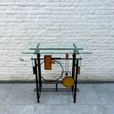 80s Postmodernist Geometric Console