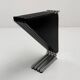 Black Plana folding table by Giancarlo Piretti for Anonima Caste