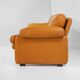 Vintage Coronado Brown Leather Large Sofa by Tobia Scarpa for C&B Italia