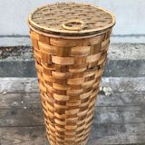 Rattan bread box