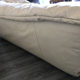 Light beige leather sofa Flou