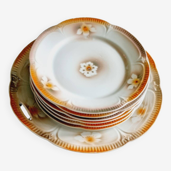 Vintage porcelain dessert service