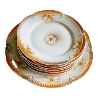 Vintage porcelain dessert service