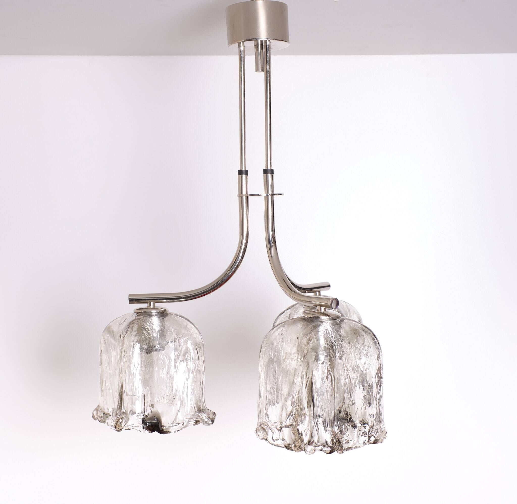 Lustre en verre de Murano années 1970