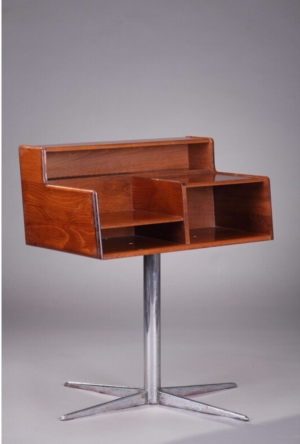 Vintage wooden desk console FIMSA edition, Italy 1960