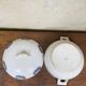 Large art deco tureen in Somain earthenware, mushroom lid