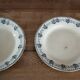 Lot de deux assiettes creuses Terre de fer Parmentier
