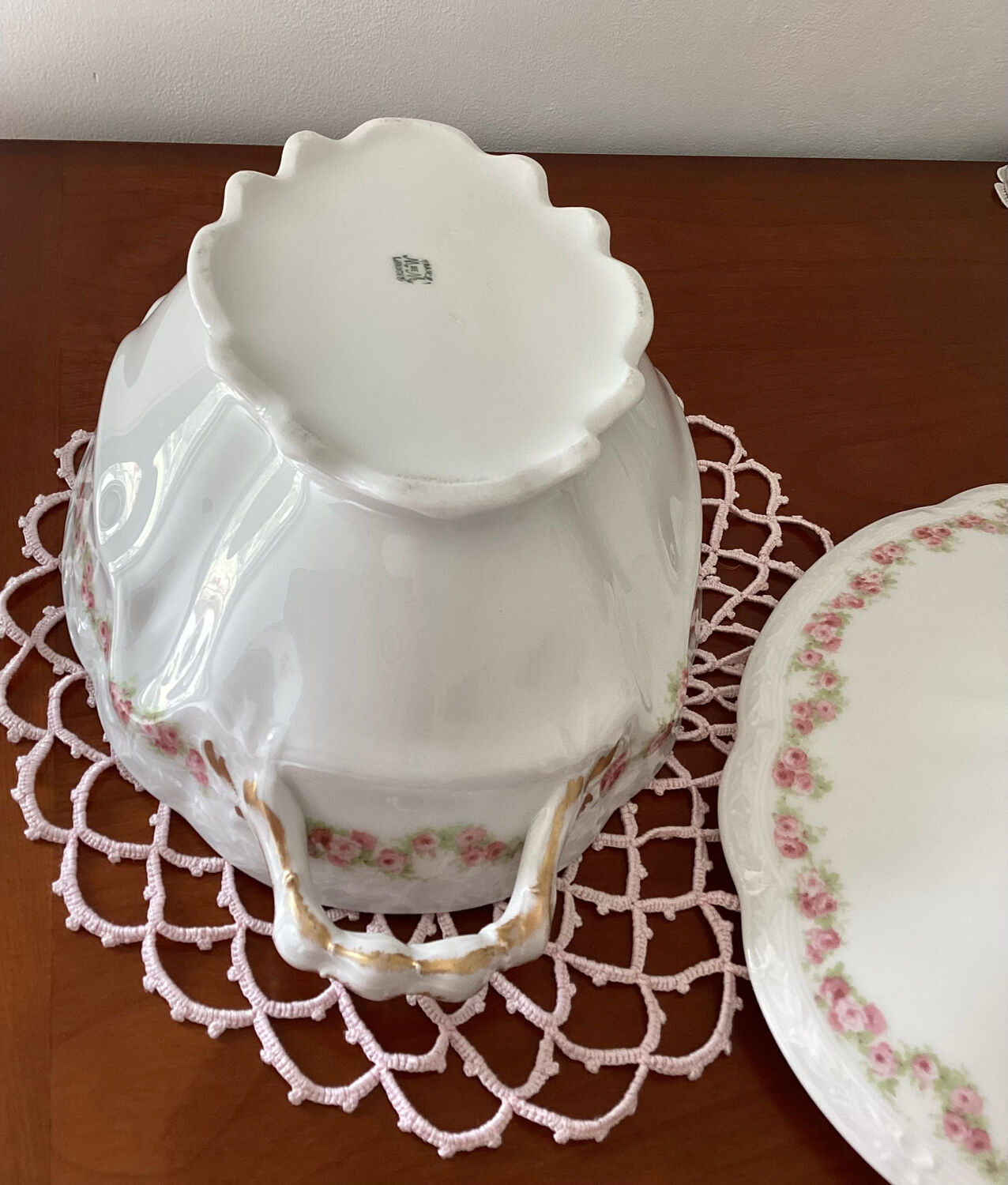 Soupière porcelaine Mandavy de Mavaleix 1908-1920