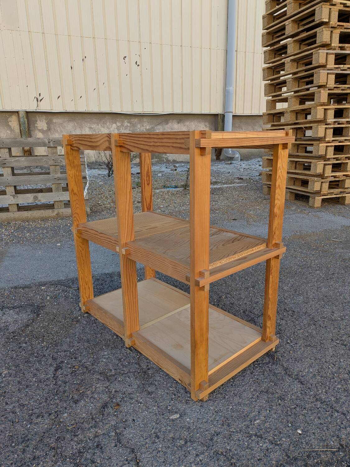 Small pine furniture from the 1970s.