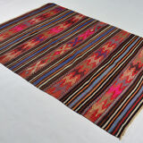 Anatolian handmade kilim rug 210 cm x 153 cm