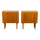 Set of 2 Danish Teak Nightstands from Omann Jun, 1960s