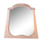 Mirror art deco in wood 88 x69 cm