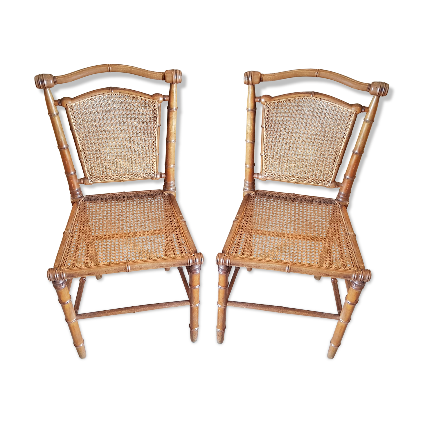 Style bamboo chairs