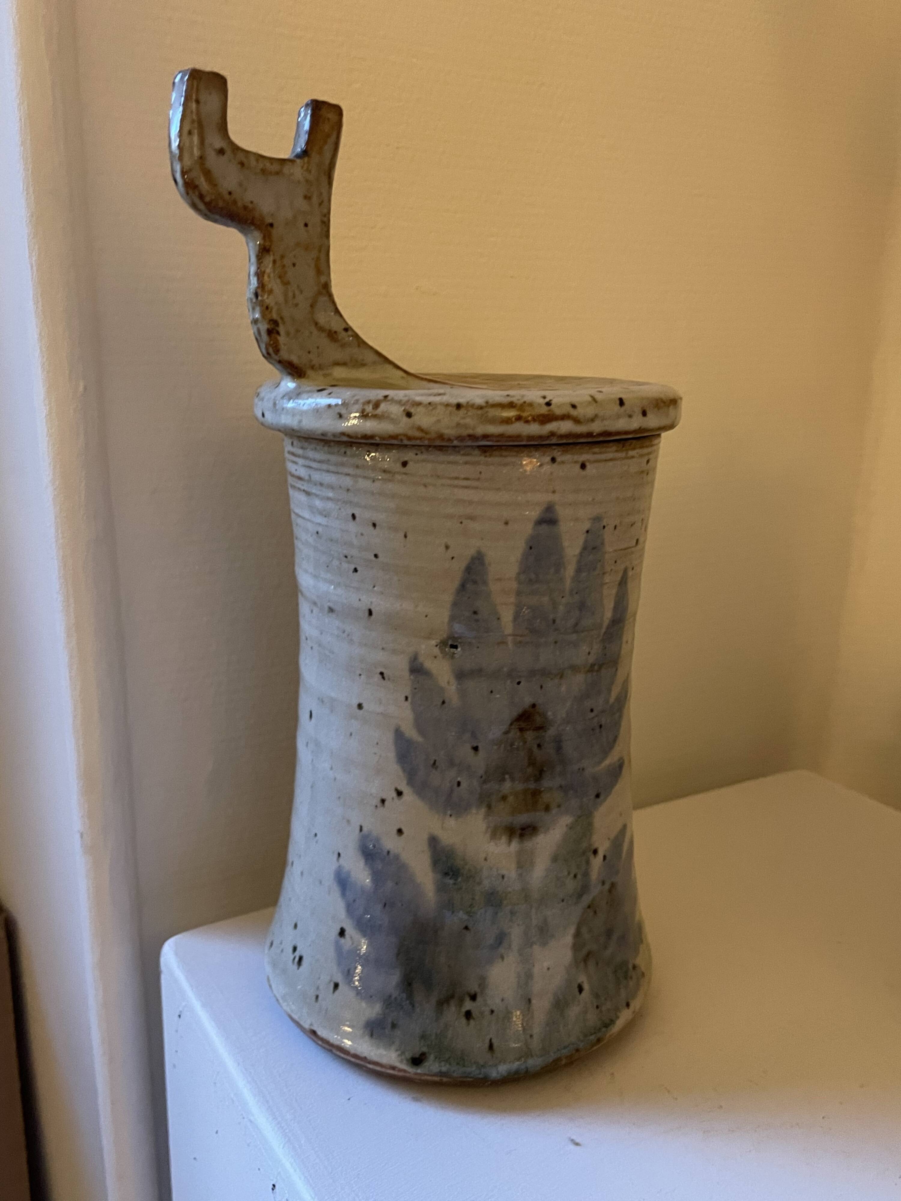 Vintage Vallauris 1950s zoomorphic ceramic pot