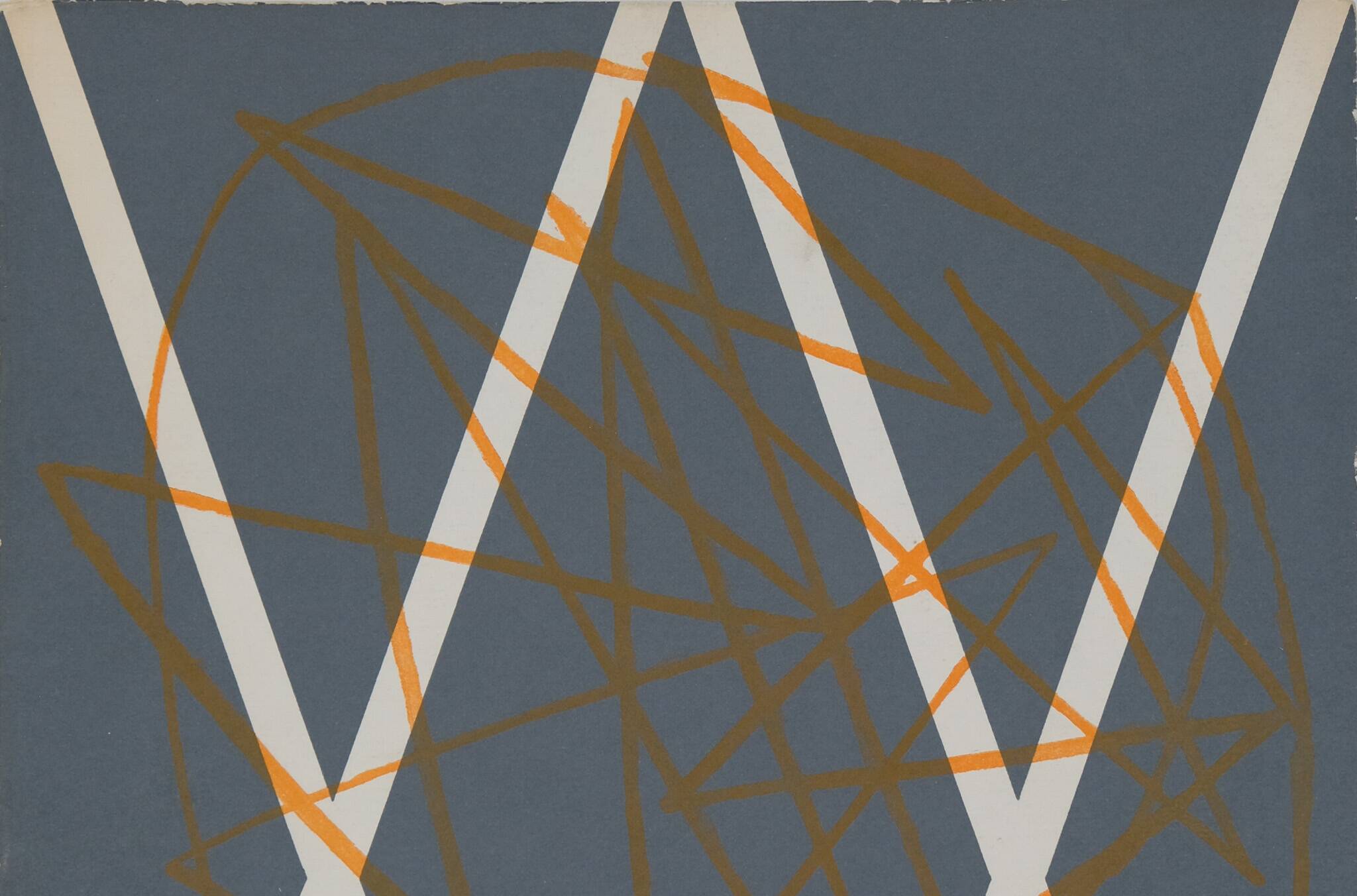 Emile gilioli: graffiti - original lithograph