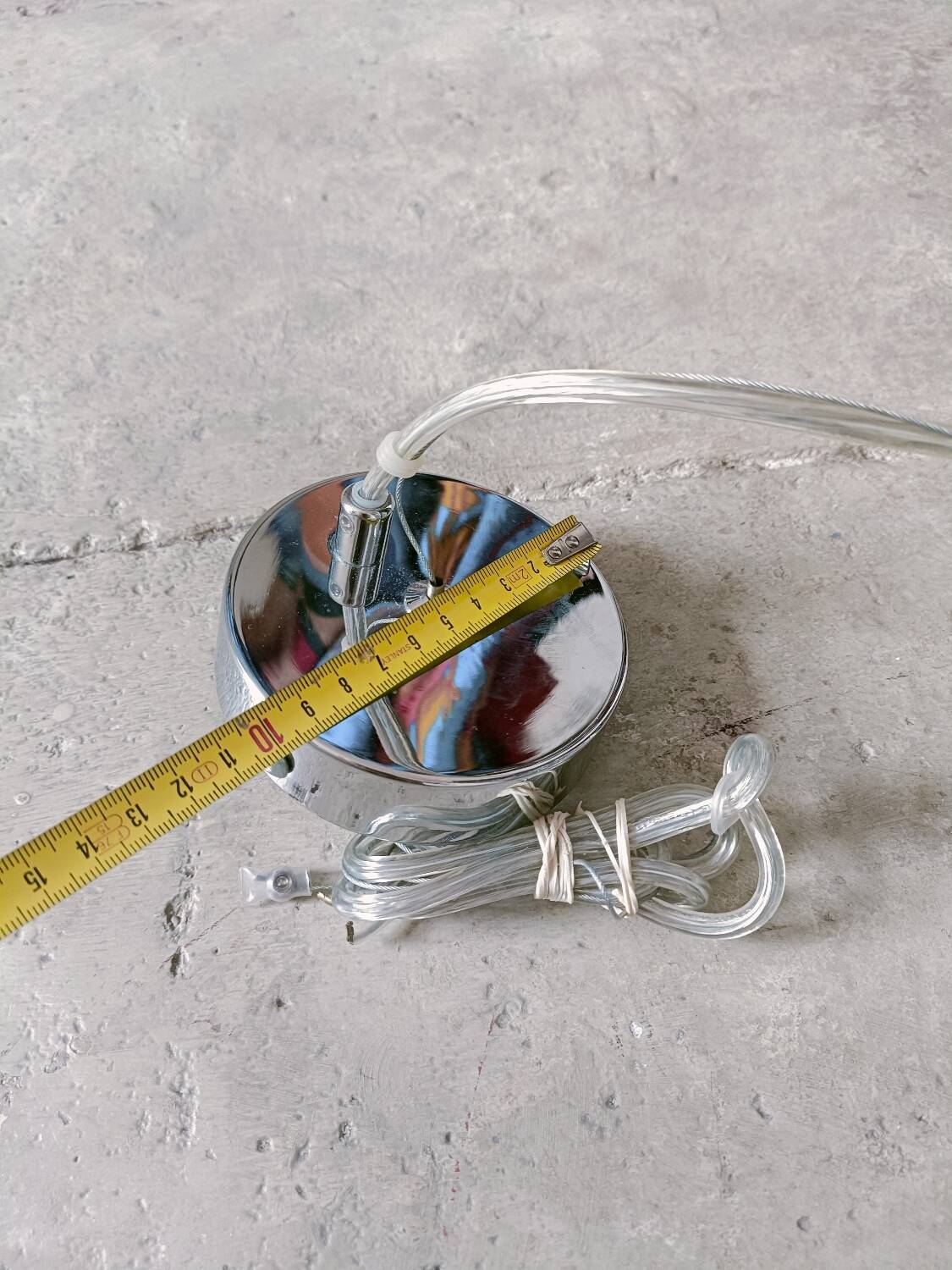 Space Age aluminium lamp