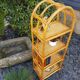 Rattan shelf