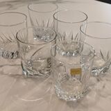 Set of water glasses or vintage spirits