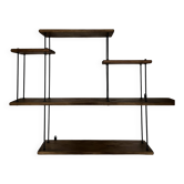 Industrial asymmetrical shelf