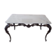 Bronze coffee table and marble tray
