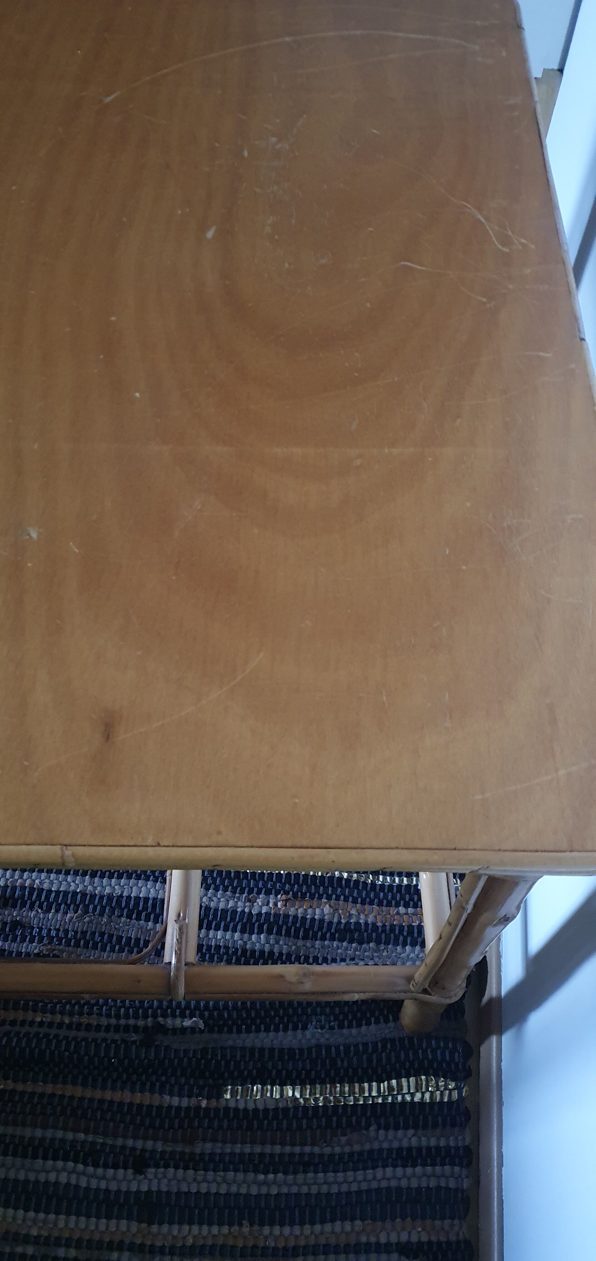 Rattan desk