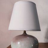 Purple ceramic ball lamp