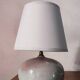 Purple ceramic ball lamp