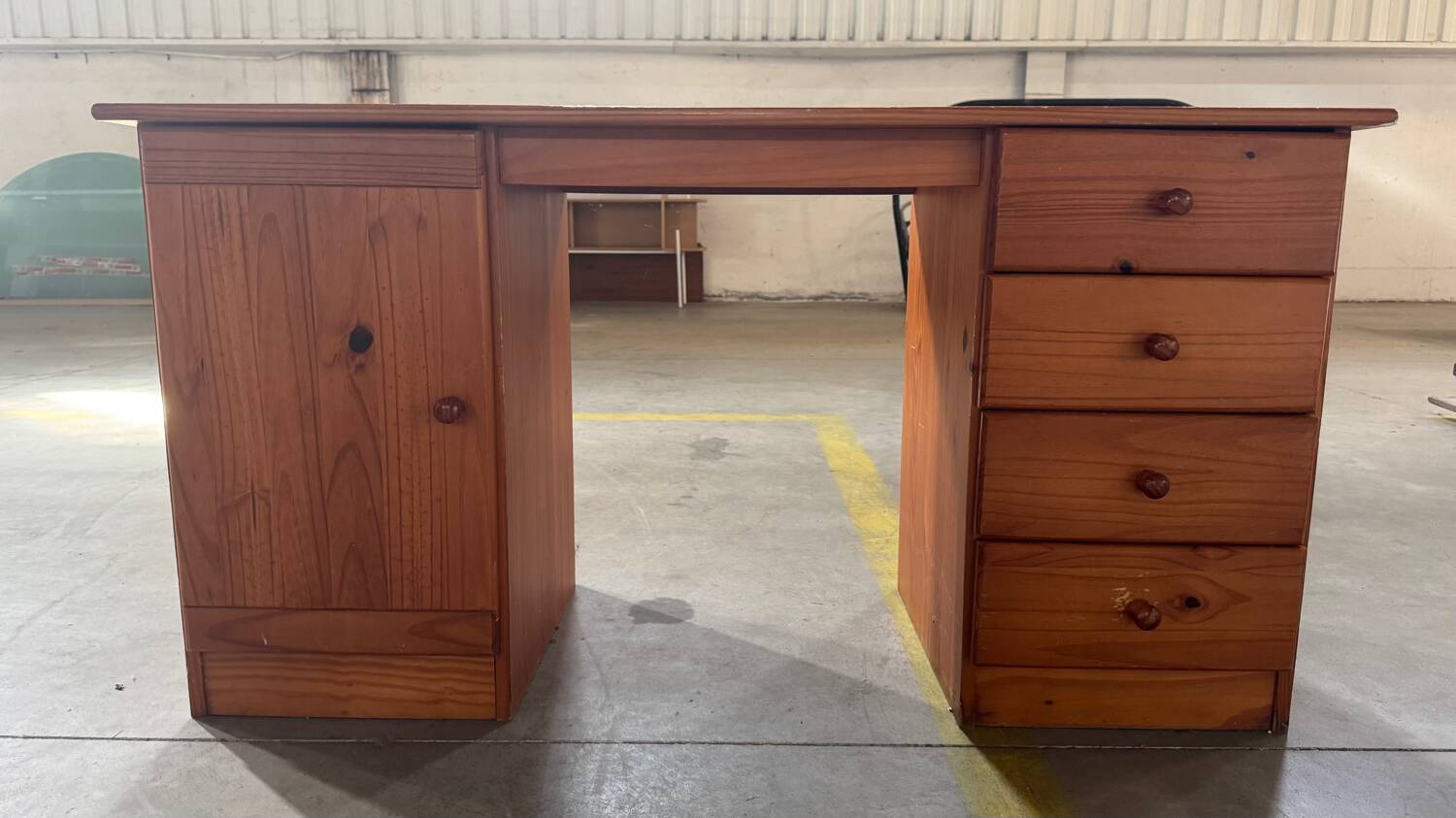 Vintage solid wood desk