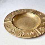 Cendrier en laiton astrologie