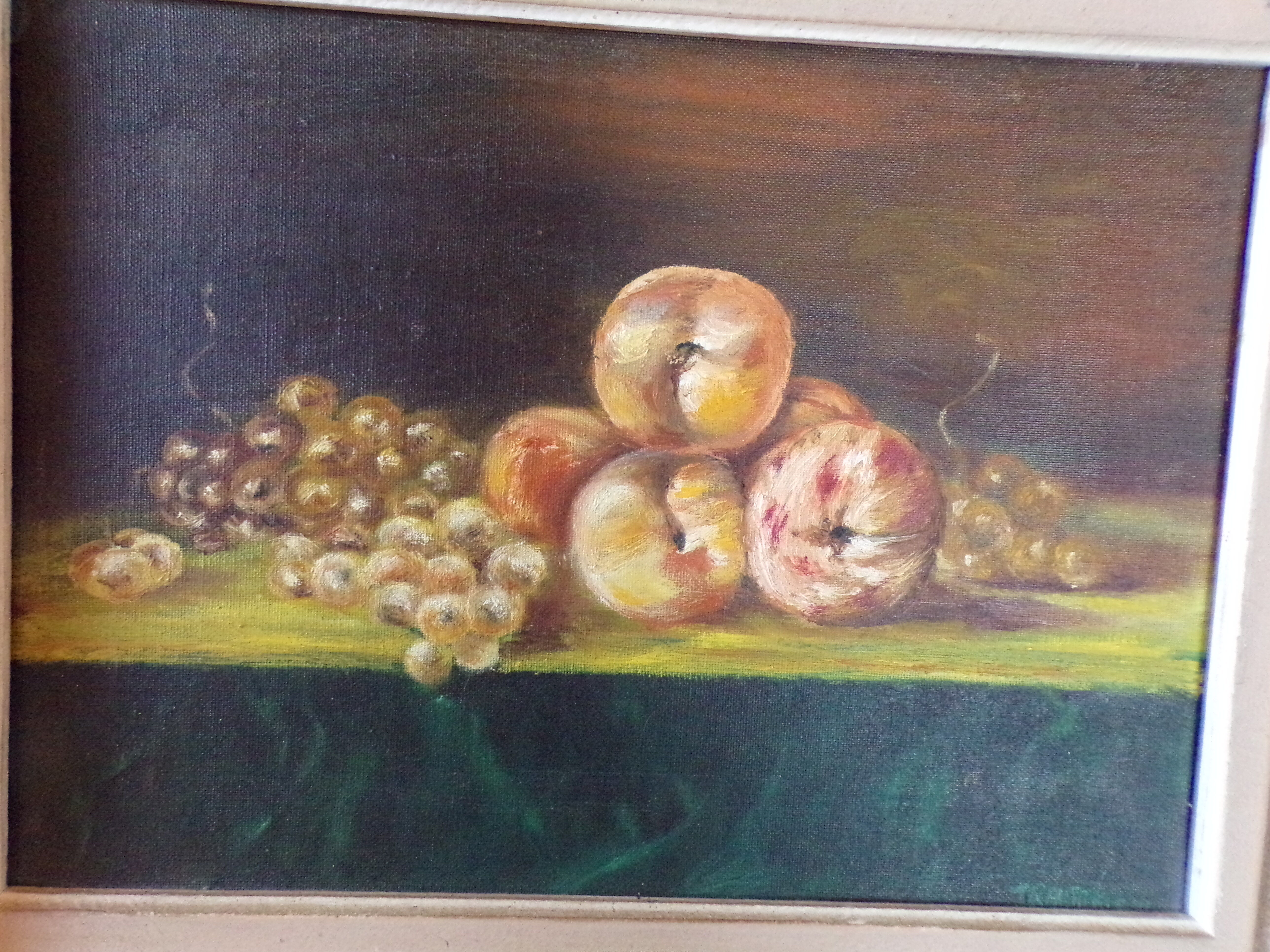 Old still life oil